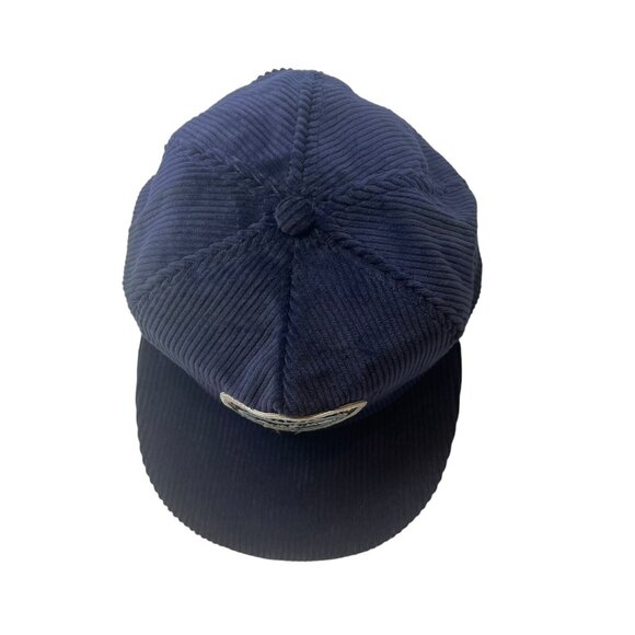 Kloeckner Becorit Vtg Corduroy Trucker Snapback Hat Cap Dad Industrial German - Picture 6 of 9